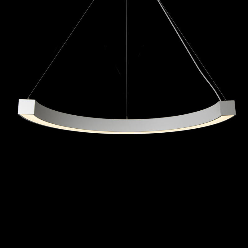 LED светильник подвесной  полукольцо